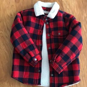 GAP kids flannel fleece jacket